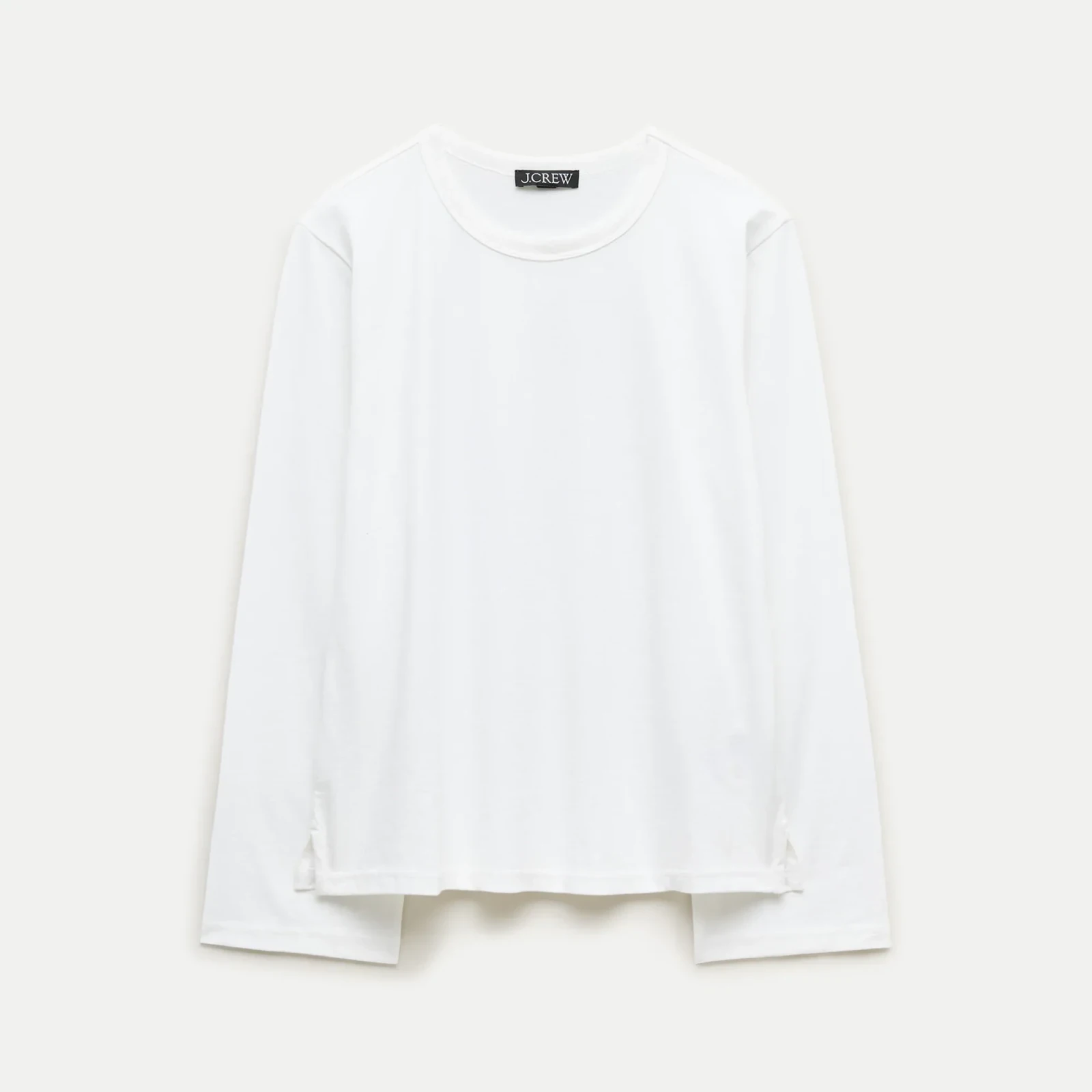 Boyfriend jersey relaxed long-sleeve T-shirt