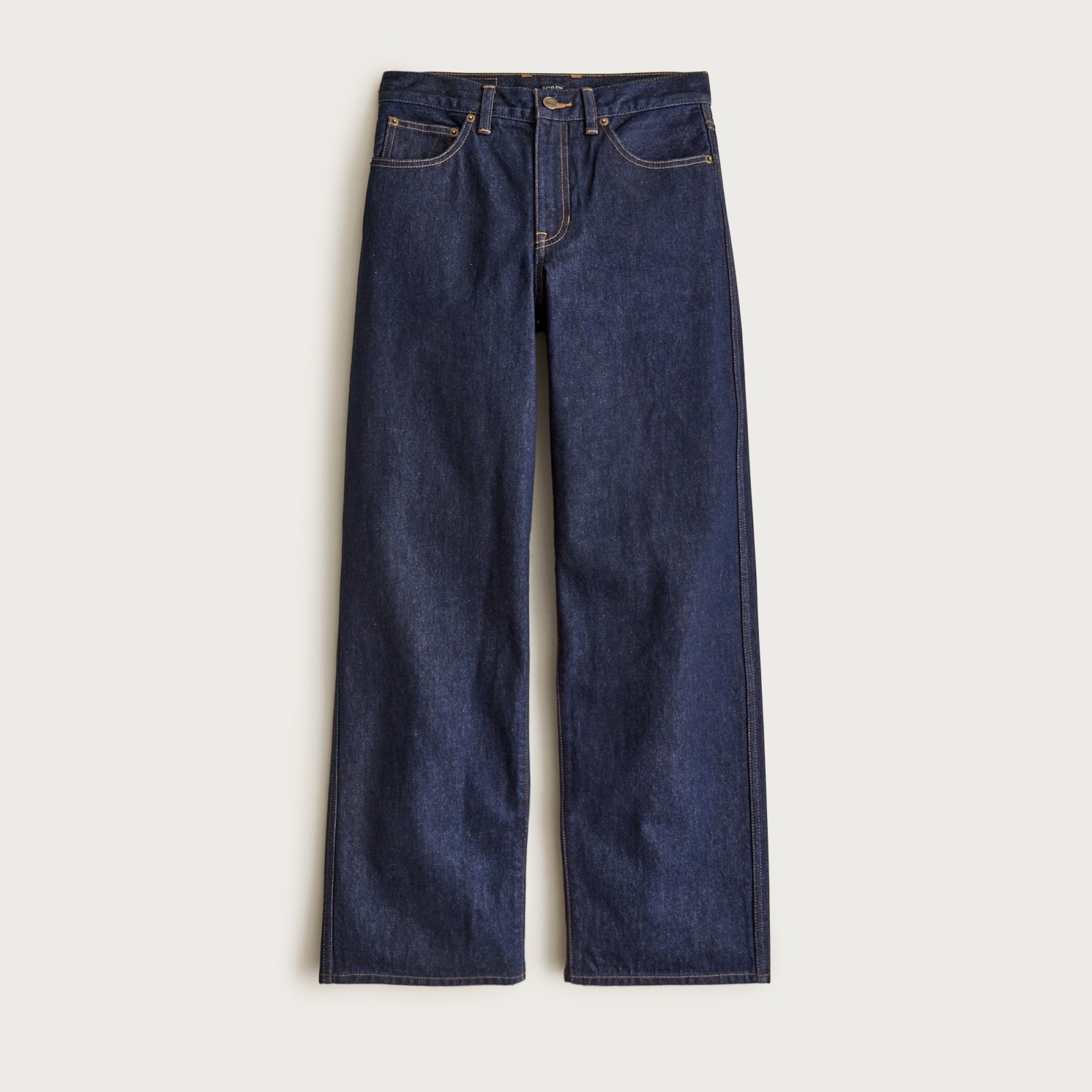 Everyday wide-leg ankle jean in rigid