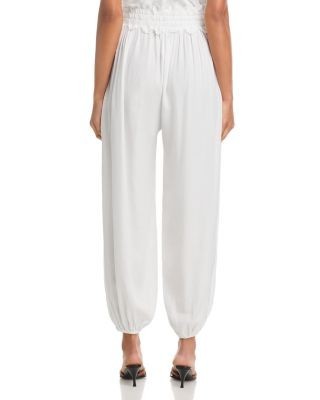 Aqua Crochet Waist Balloon Pants - Exclusive