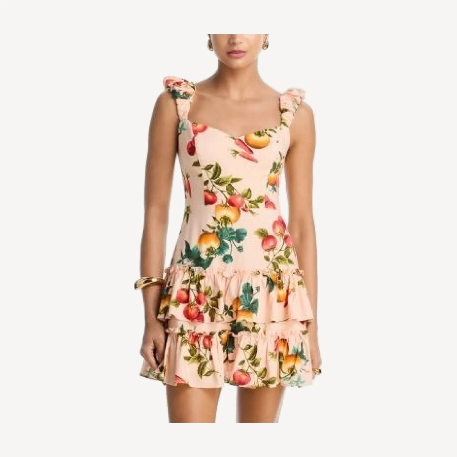 Aqua Tomato Mini Dress - Exclusive