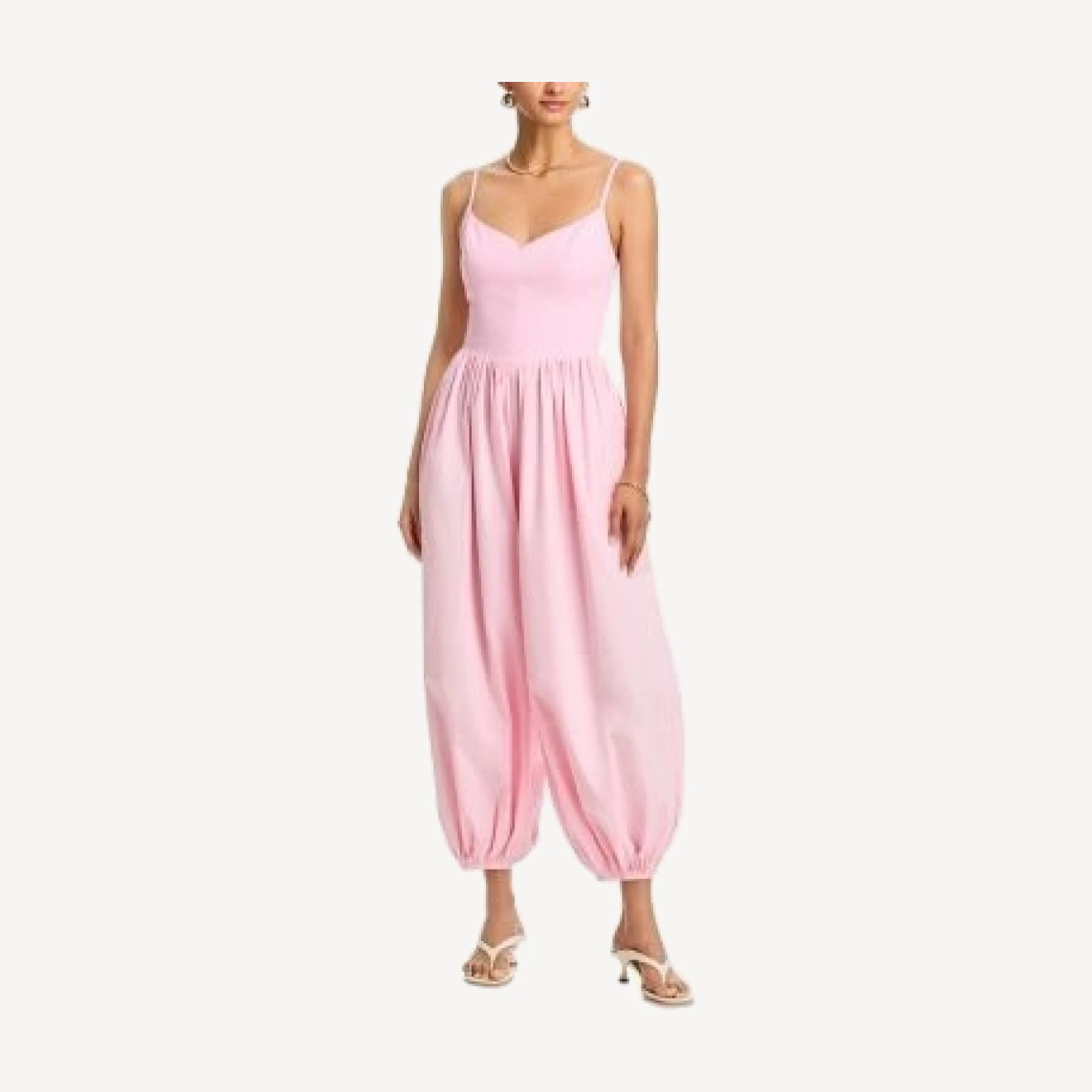 Aqua Balloon Jumpsuit - Exclusive