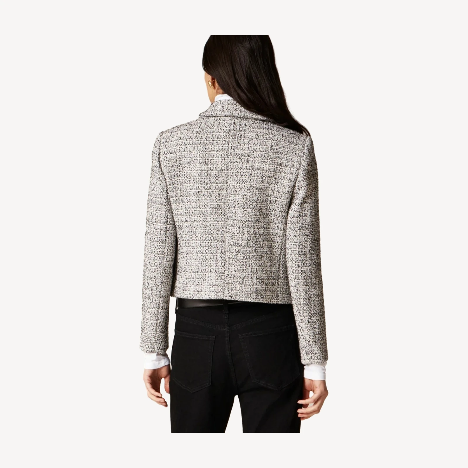 Lucie jacket in marled tweed