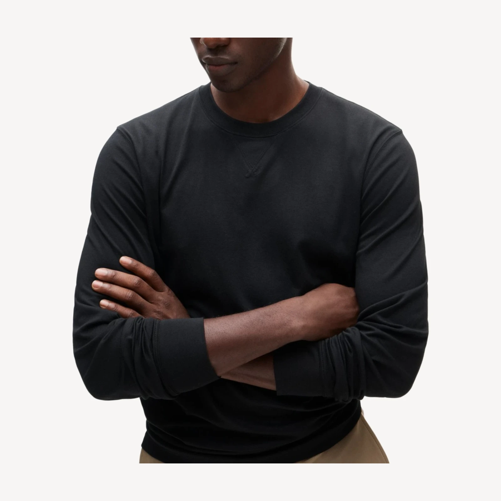 Performance crewneck with COOLMAX® technology
