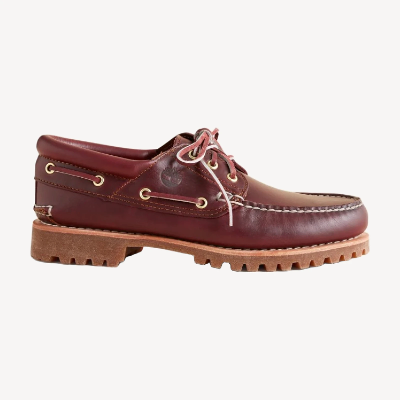 Timberland® Authentic three-eye lug hand-sewn boat shoes