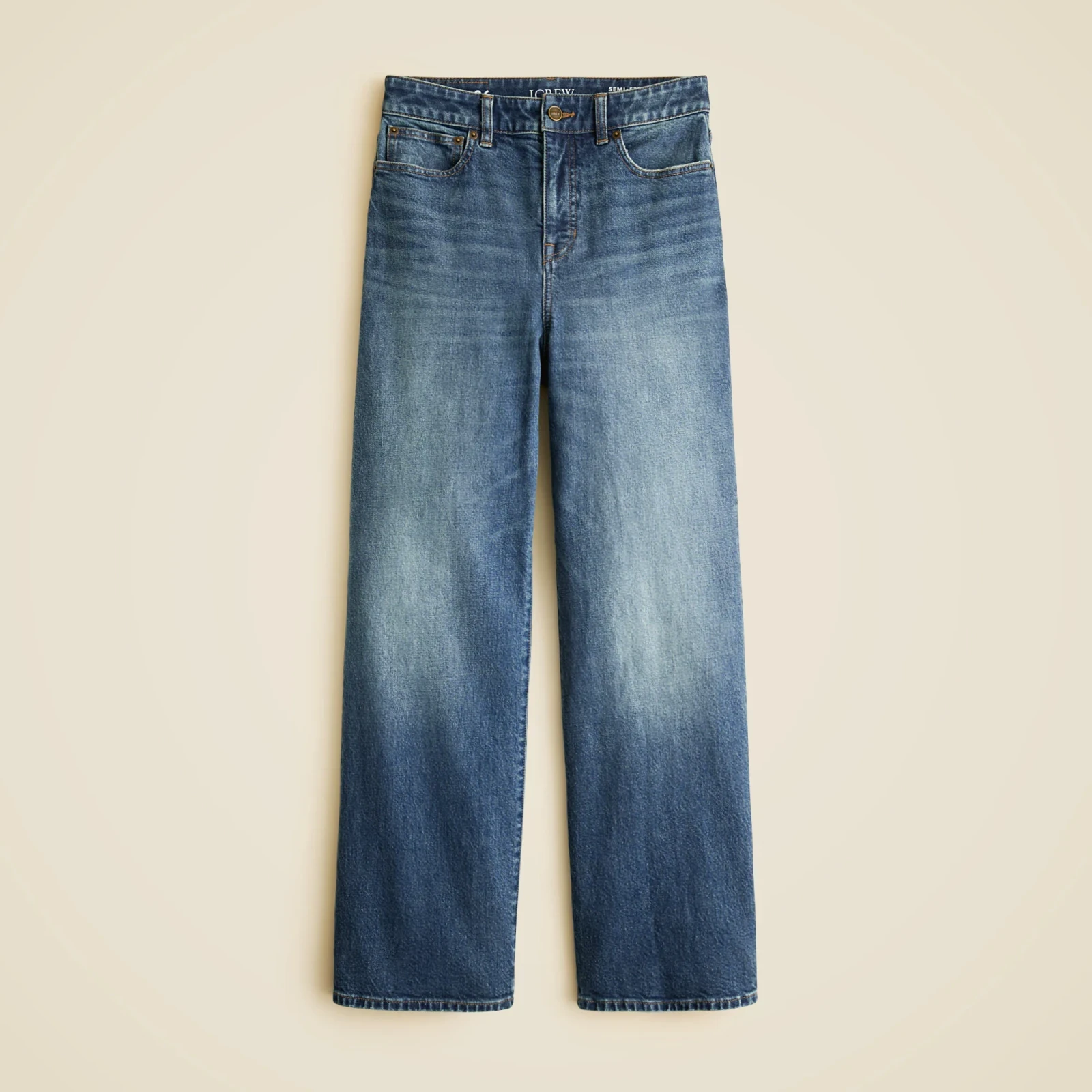 Curvy slim-wide jean