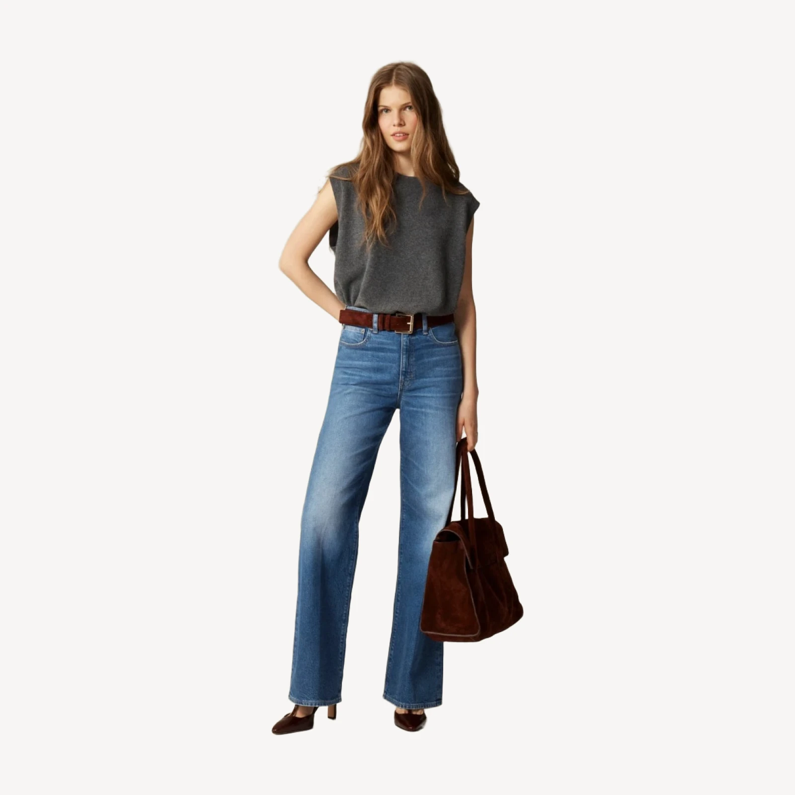Denim trouser jean