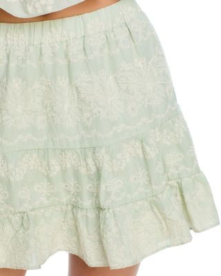 Aqua x Agua Bendita Tiered Mini Skirt - Exclusive