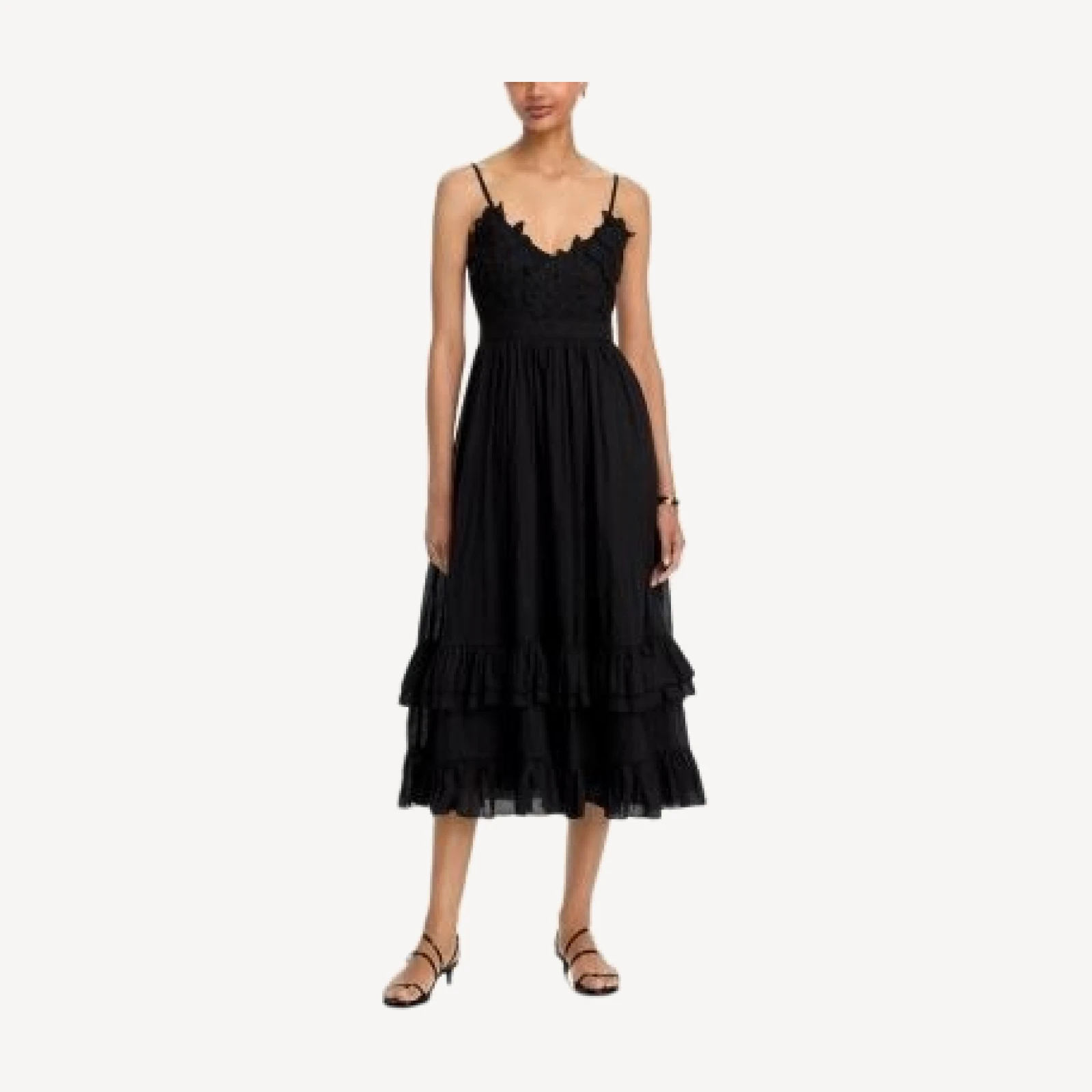 Aqua Lace Bodice Maxi Dress - Exclusive