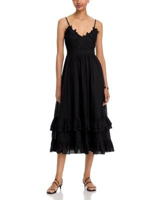 Aqua Lace Bodice Maxi Dress - Exclusive