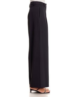 Aqua Slinky Wide Leg Pants - Exclusive