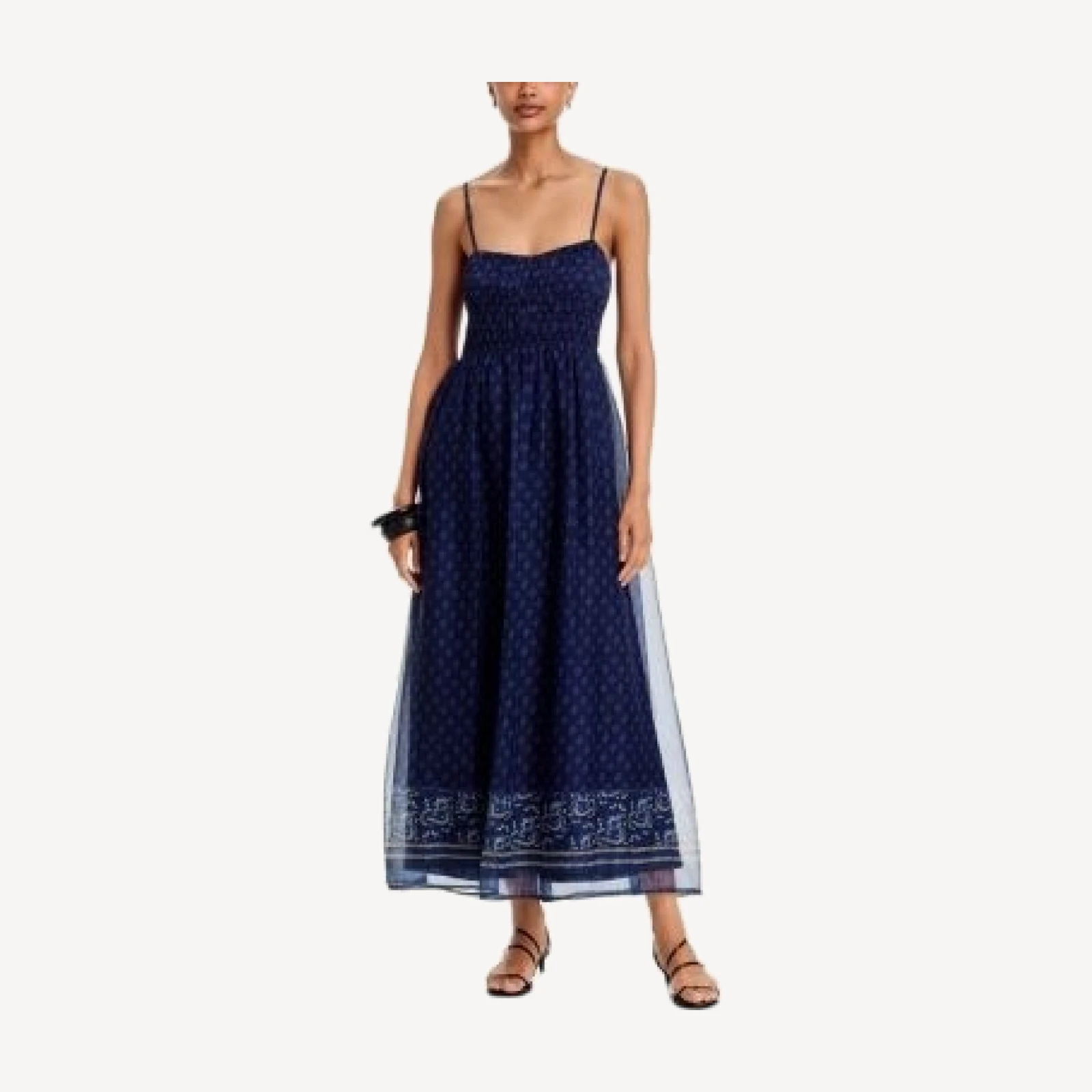 Aqua Boarder Maxi Dress - Exclusive