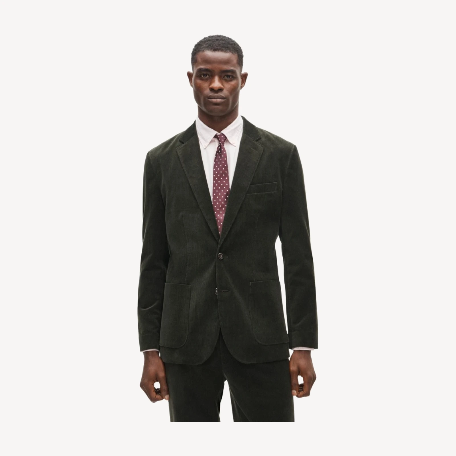 Ludlow Slim-fit suit jacket in Italian corduroy