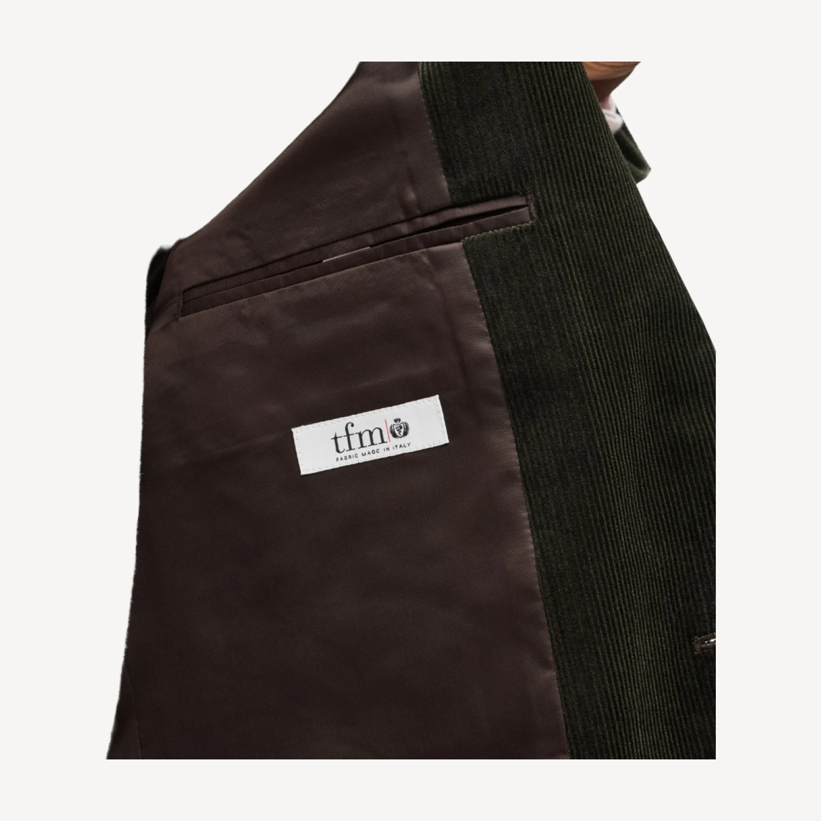 Ludlow Slim-fit suit jacket in Italian corduroy