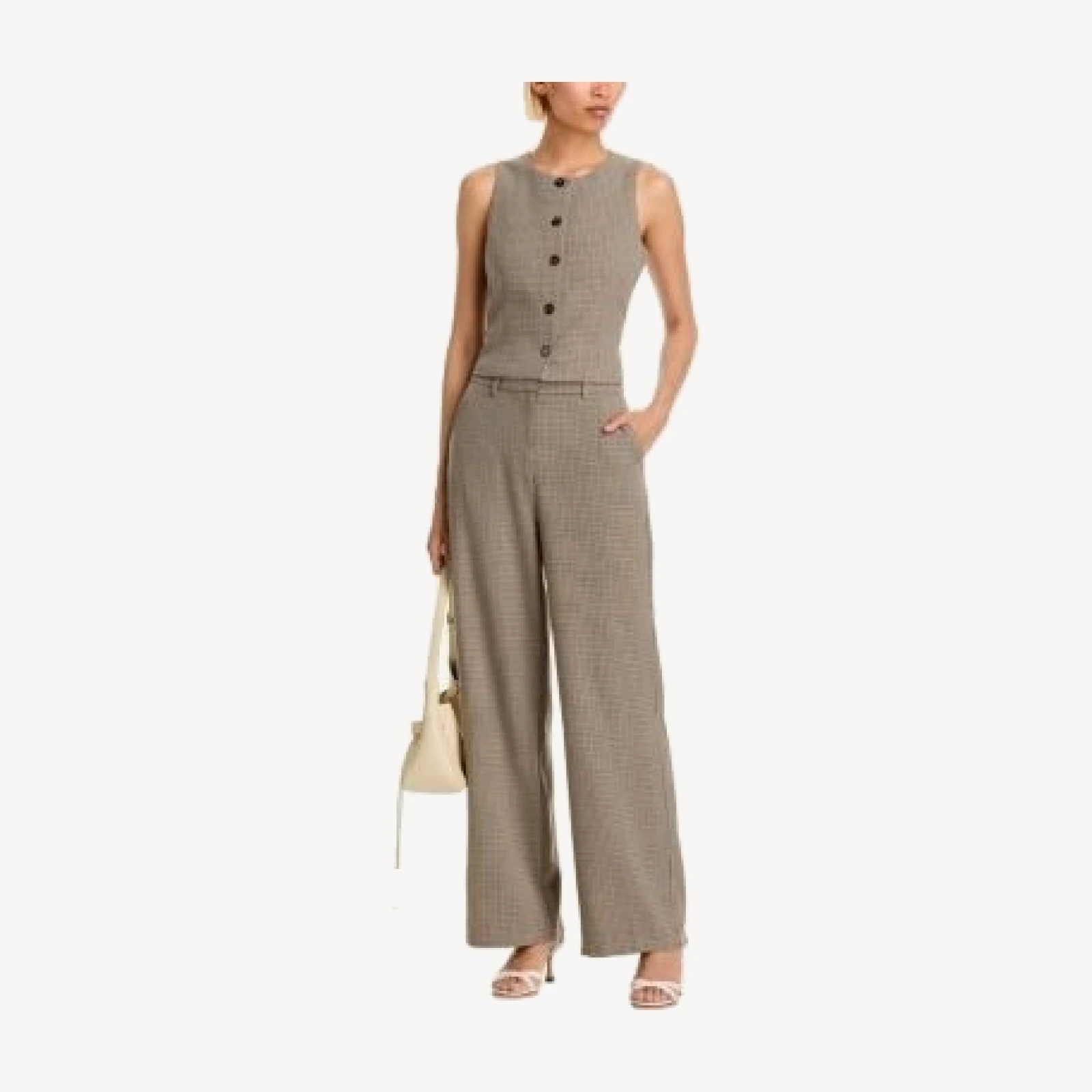 Aqua Printed Wide Leg Pants - Exclusive
