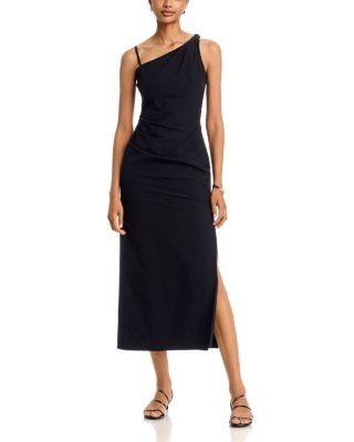Aqua One Shoulder Maxi Dress - Exclusive