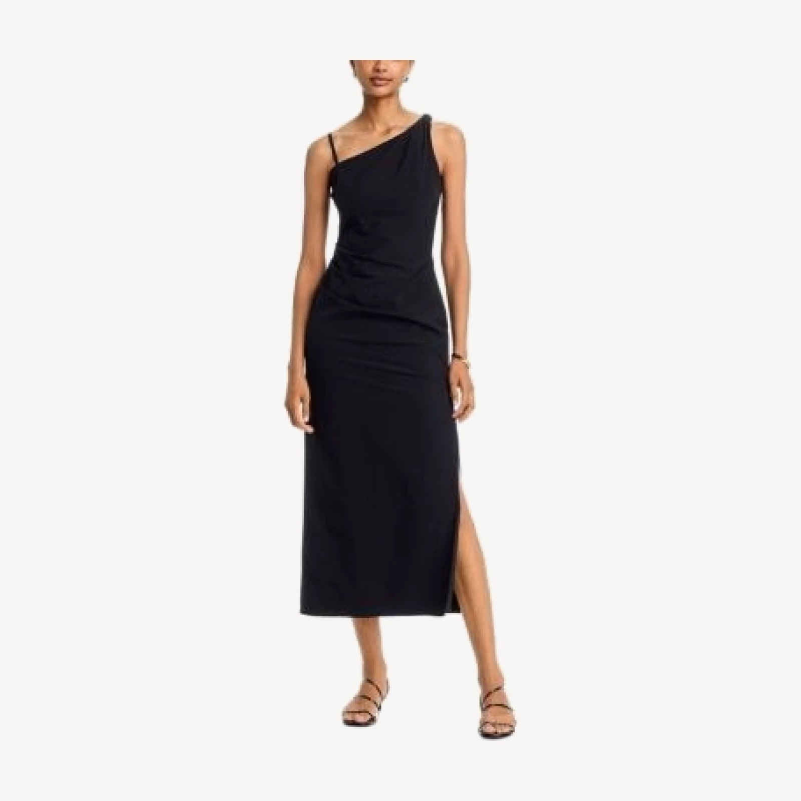 Aqua One Shoulder Maxi Dress - Exclusive