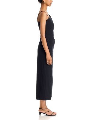 Aqua One Shoulder Maxi Dress - Exclusive