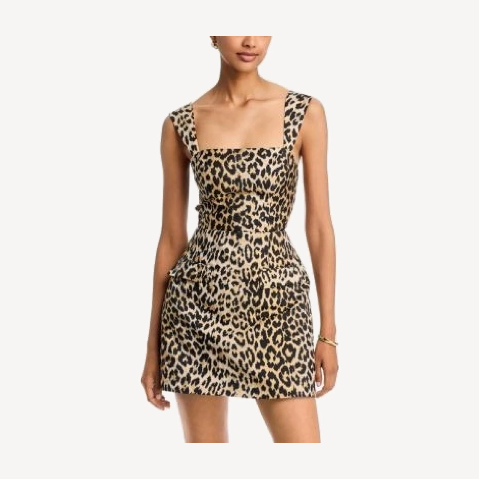 Aqua Animal Jacquard Mini Dress - Exclusive