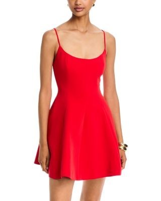 Aqua Scoop Neck Sleeveless Mini Dress - Exclusive