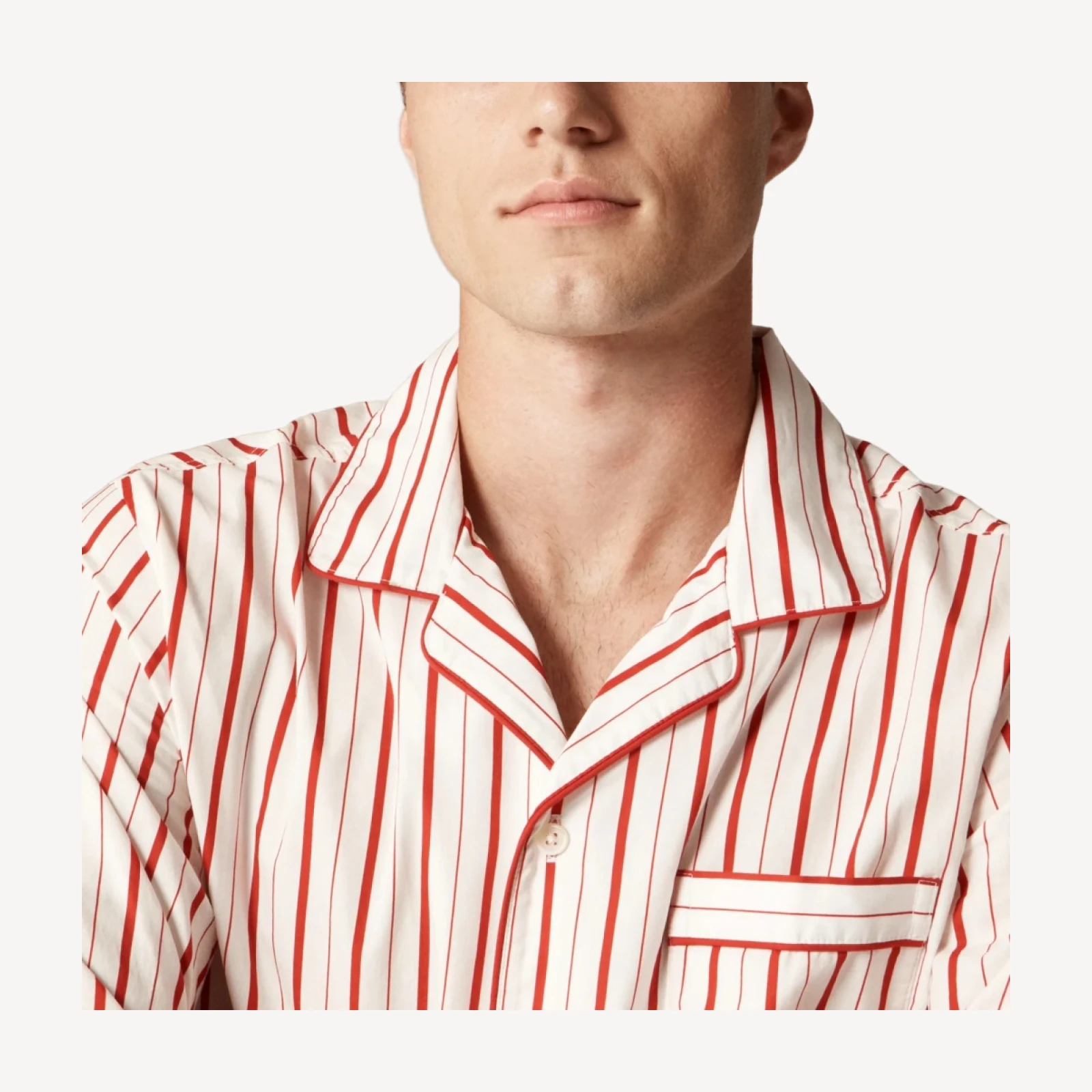 Pajama set in cotton poplin