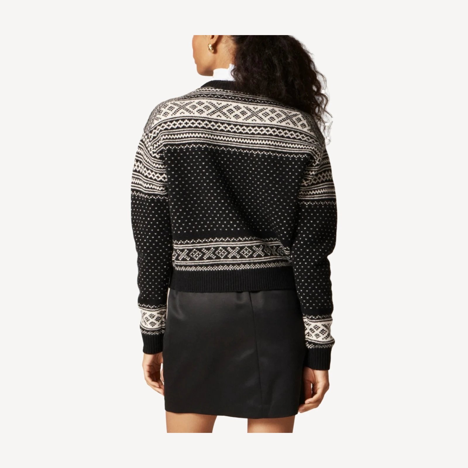 Fair Isle cardigan in vintage wool