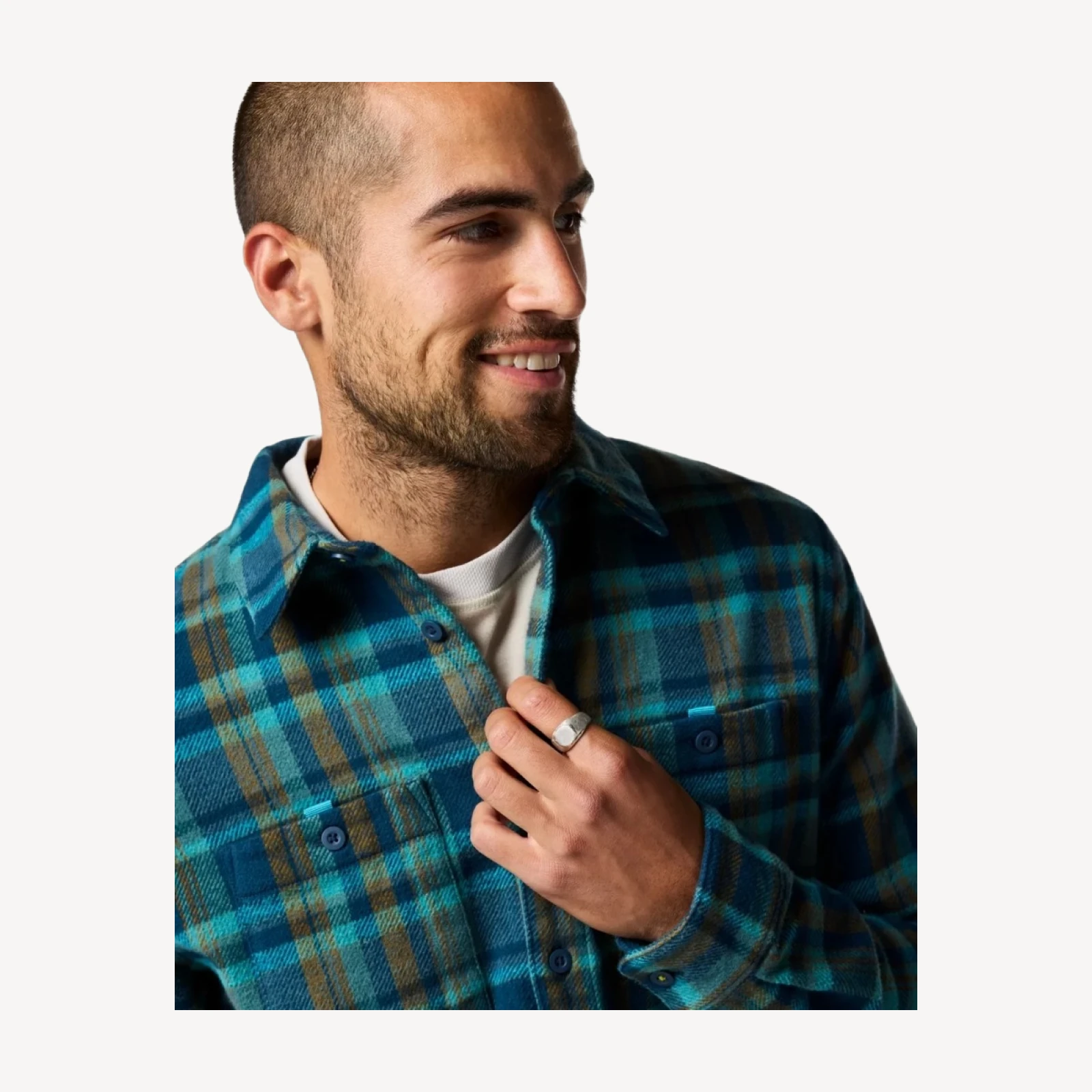 Mero Organic Flannel Shirt - Men's