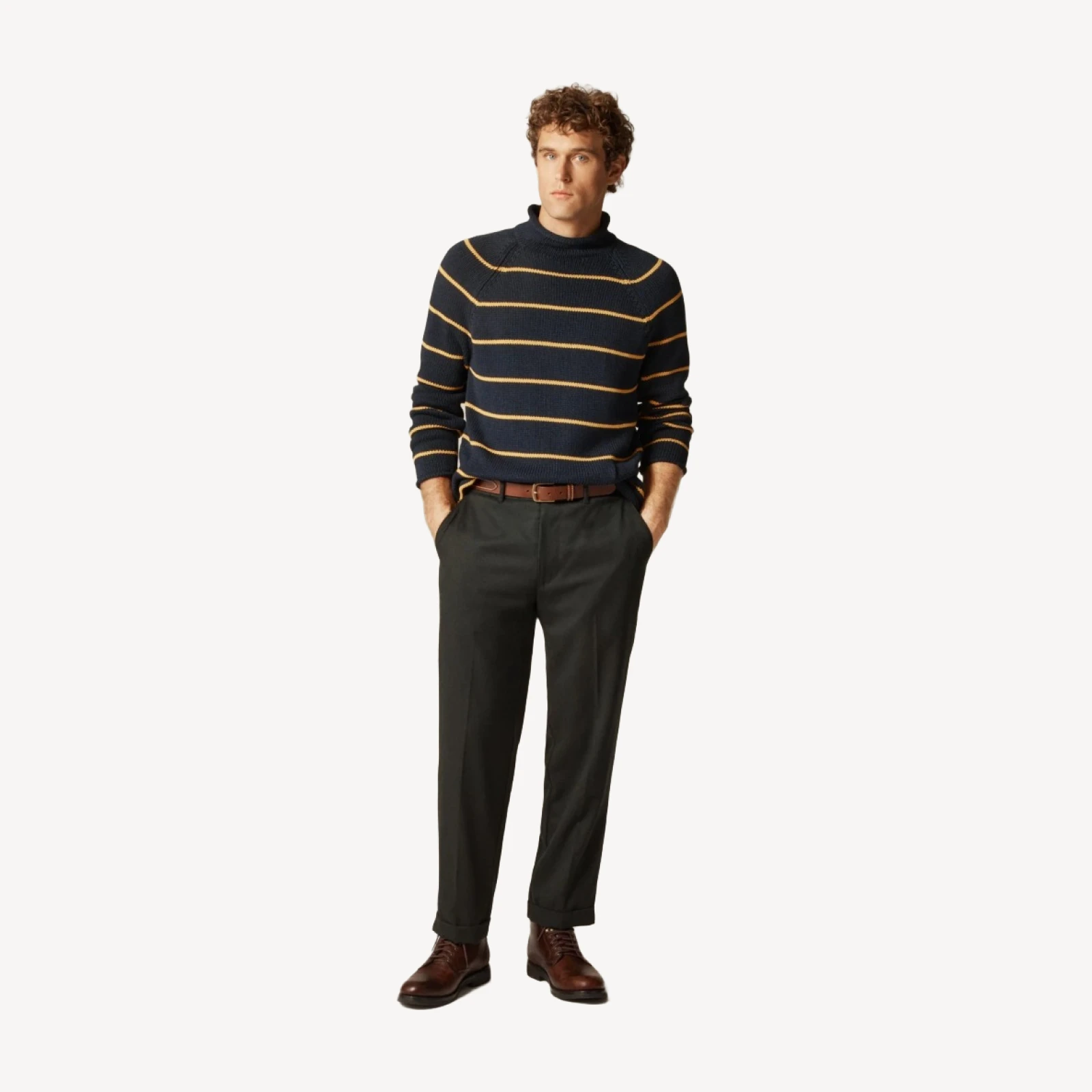 1988 Rollneck™ sweater in stripe