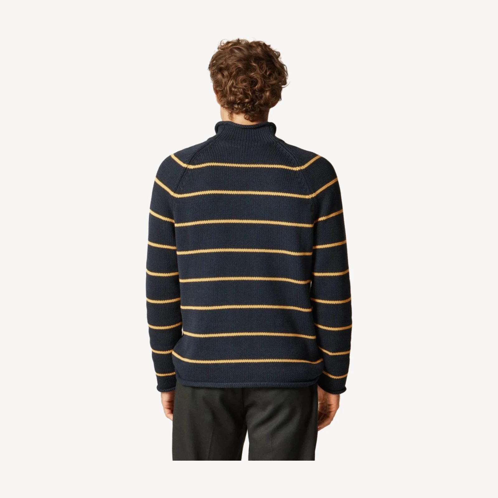 1988 Rollneck™ sweater in stripe