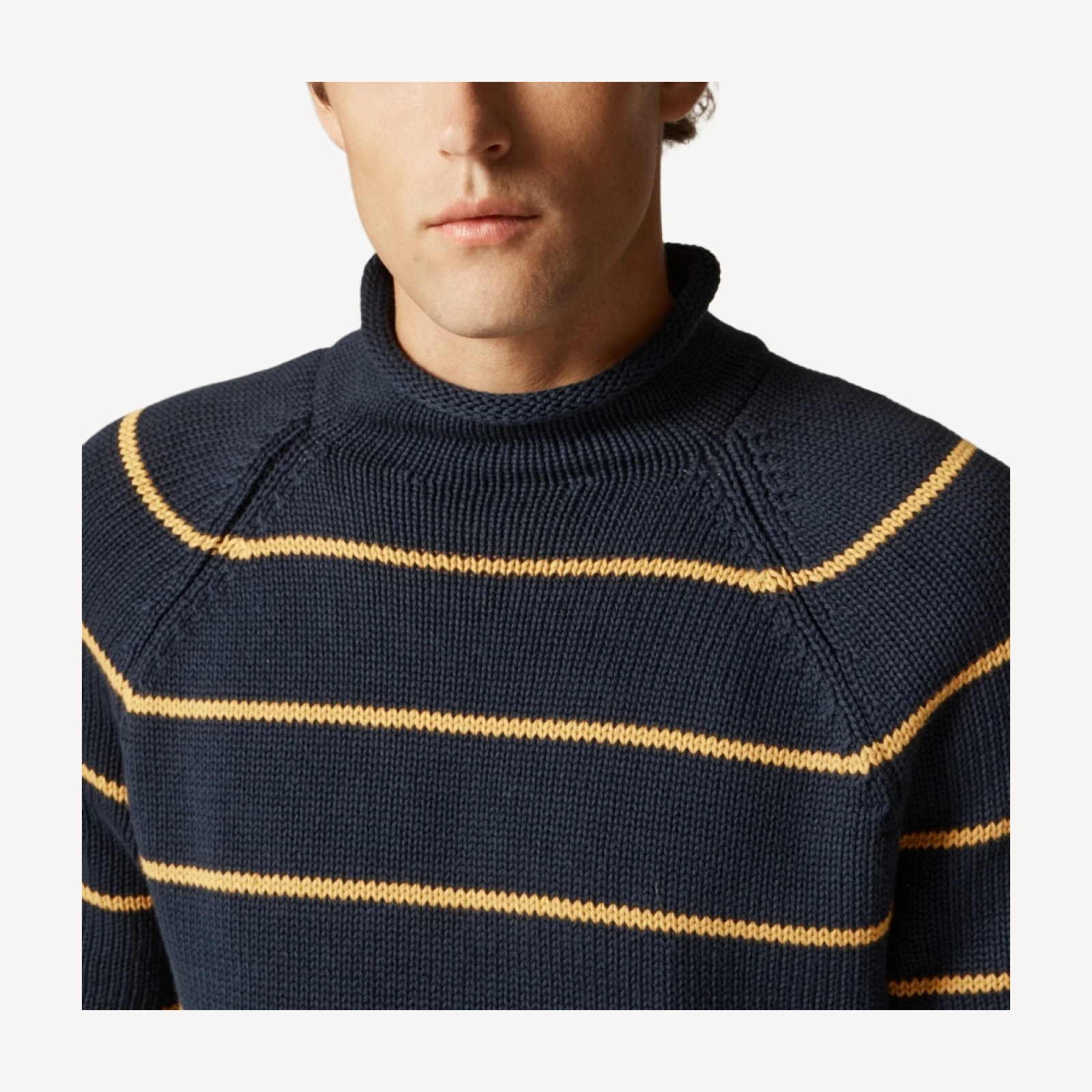 1988 Rollneck™ sweater in stripe