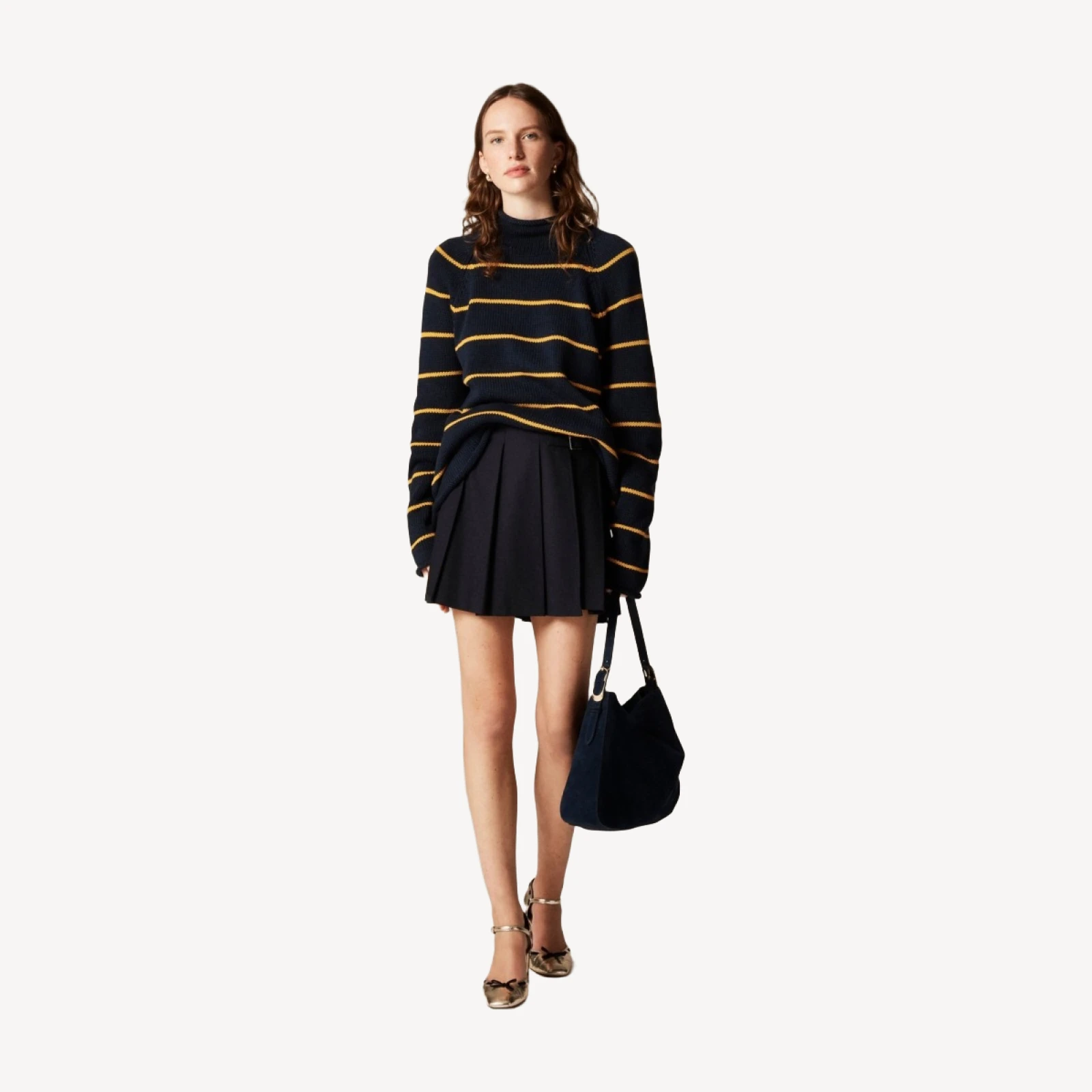 1988 Rollneck™ sweater in stripe