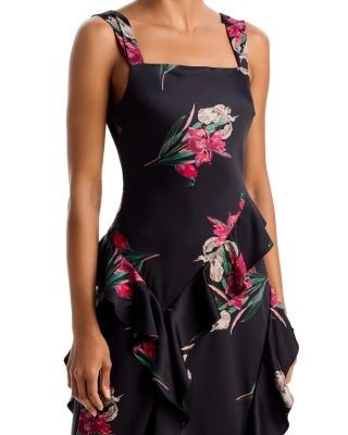 Aqua Iris Ruffle Sleeveless Maxi Dress - Exclusive