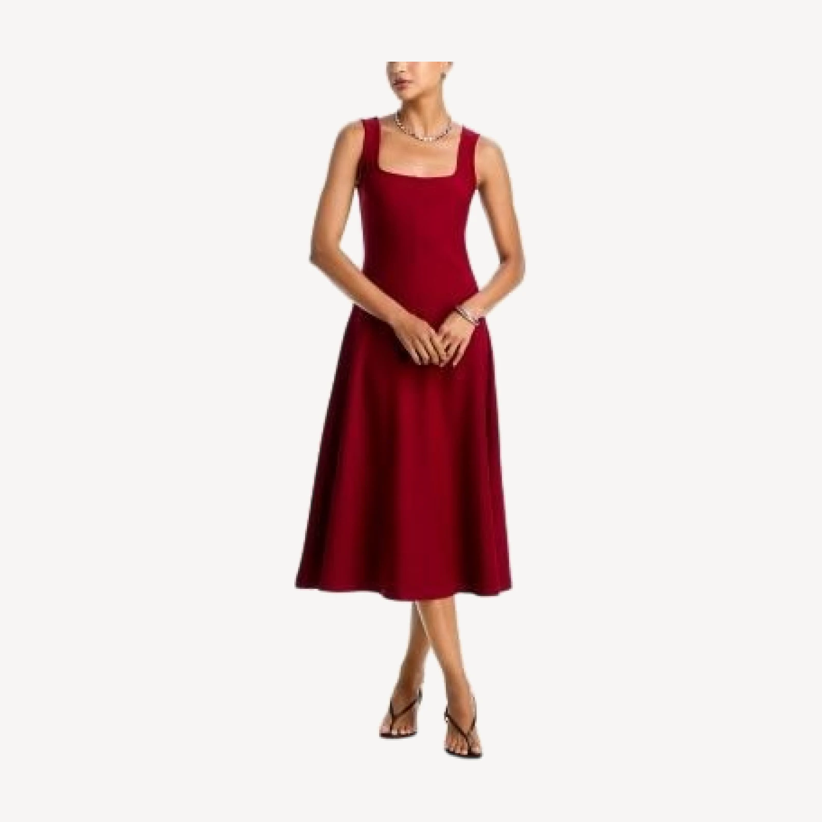 Aqua Sleeveless Scoop Neck Maxi Dress - Exclusive