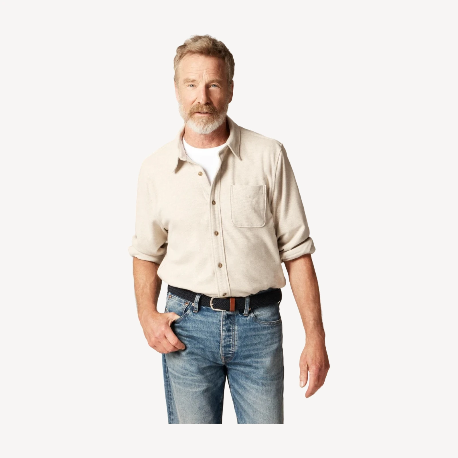 Lightweight Seaboard soft-knit shirt
