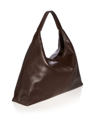 Aqua Slouchy Leather Hobo Tote - Exclusive, photo 3