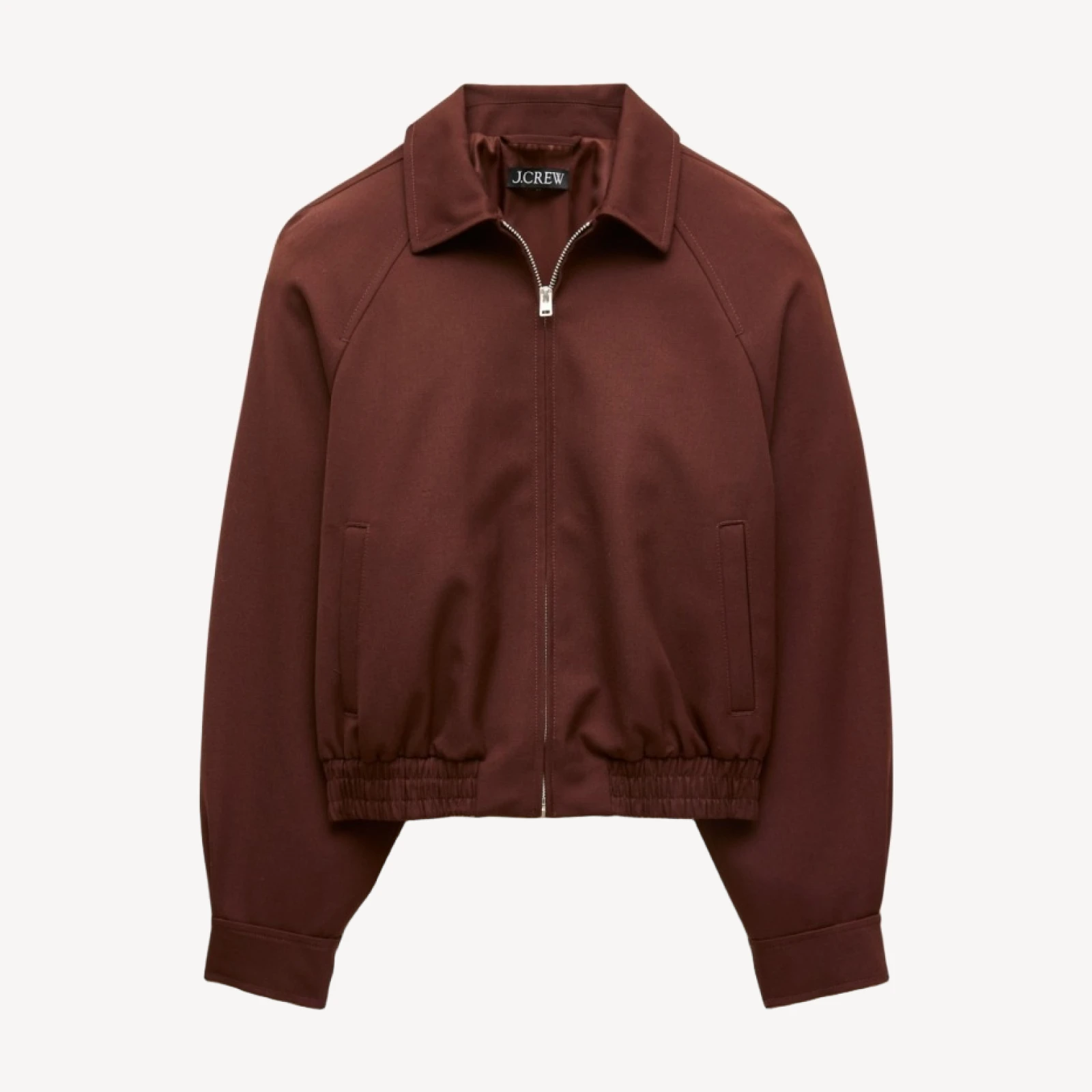 Bomber jacket in wool blend