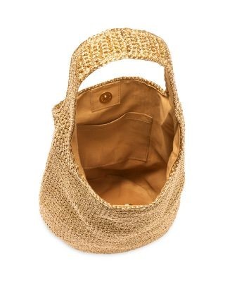 Aqua Metallic Woven Tote - Exclusive, photo 3