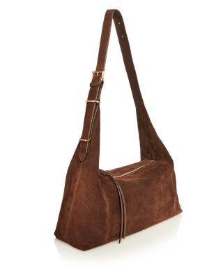 Aqua Large Suede Hobo Bag - Exclusive, photo 4