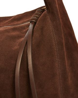 Aqua Large Suede Hobo Bag - Exclusive, photo 5