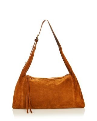 Aqua Large Suede Hobo Bag - Exclusive, photo 6