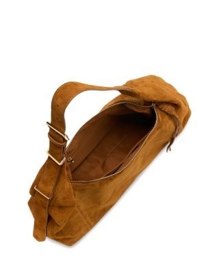 Aqua Large Suede Hobo Bag - Exclusive, photo 7