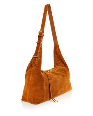 Aqua Large Suede Hobo Bag - Exclusive, photo 8