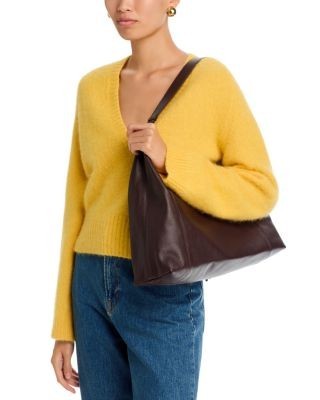 Aqua Large Leather Shoulder Bag - Exclusive, photo 2