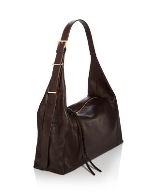 Aqua Large Leather Shoulder Bag - Exclusive, photo 4