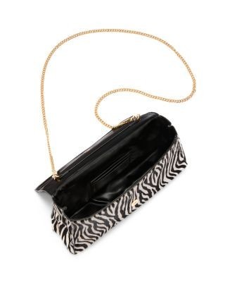 Aqua Small Calf Hair Clutch - Exclusive, photo 3
