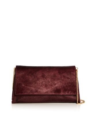 Aqua Small Calf Hair Clutch - Exclusive, photo 7