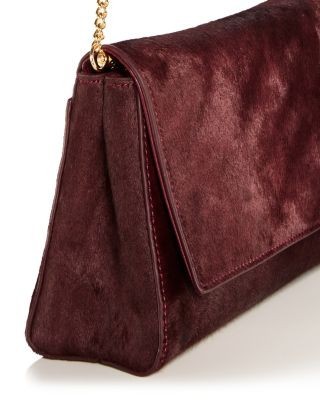 Aqua Small Calf Hair Clutch - Exclusive, photo 11