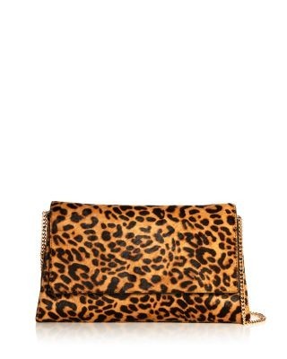Aqua Small Calf Hair Clutch - Exclusive, photo 12