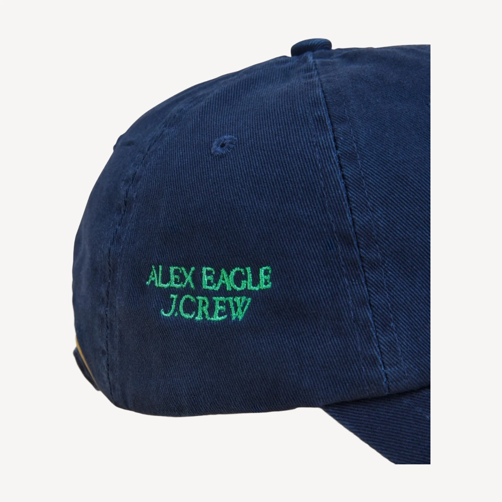 Alex Eagle X J.Crew embroidered baseball cap