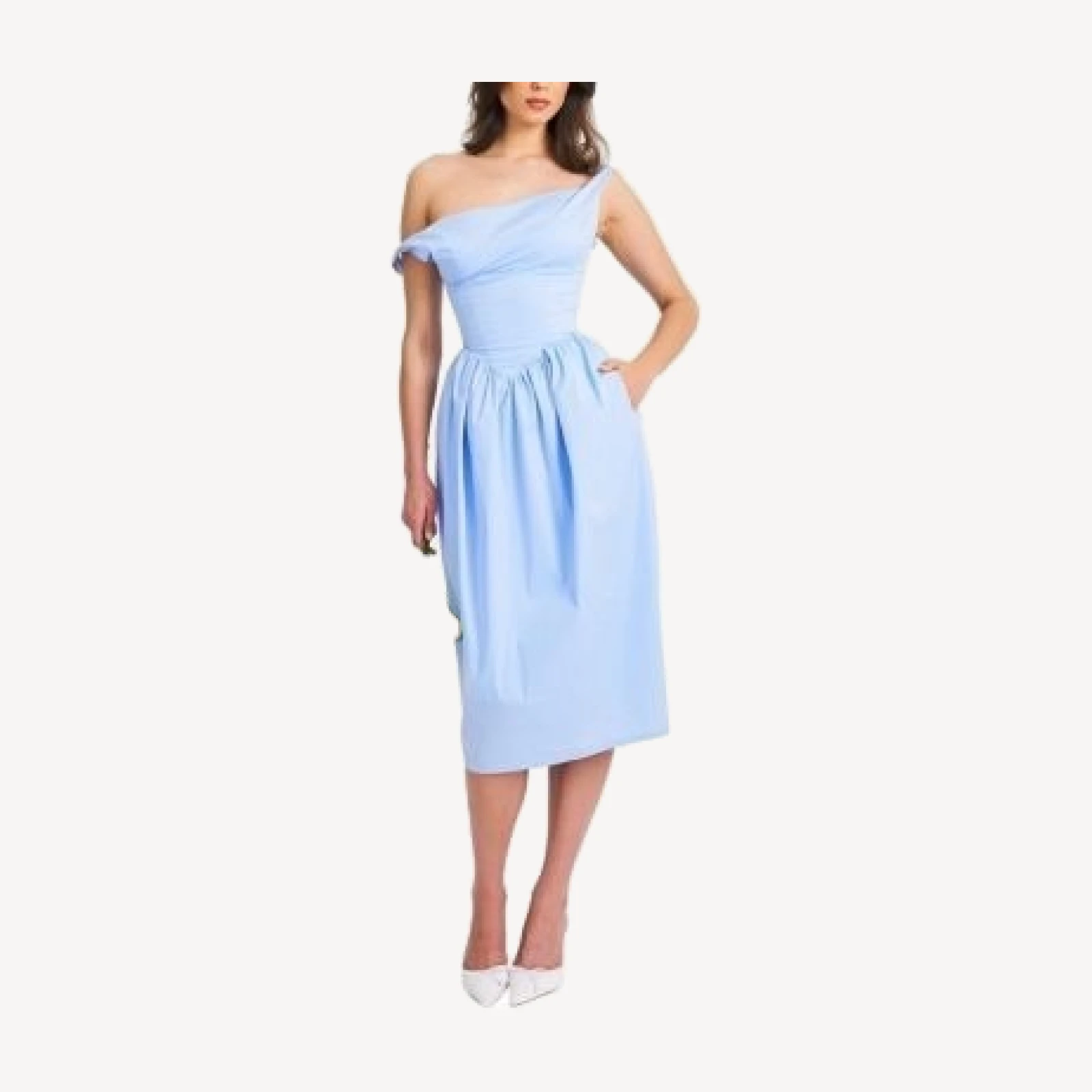 Miss Circle Reina Drop Waist Corset Midi Dress