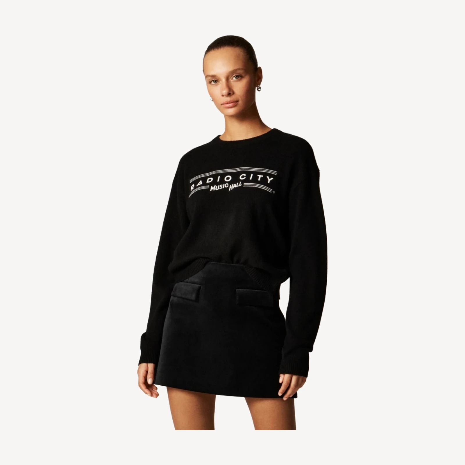 Radio City Music Hall X J.Crew Perfect cashmere crewneck sweater